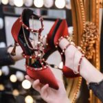 Woman's sandals painted shose