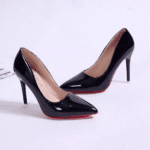 High heels bed women's stilettos 20225 new summer black red bottom 10 cm sexy pointed - Image 2