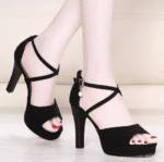 Cross strap high heels new free shipping summer women's shoes open toe sandals women's