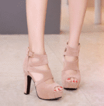 European and American sexy super high heel women's shoes large size thick heel waterproof - Image 7