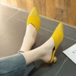 Knitted mesh breathable sandals for women to wear outside in spring and summer, - Image 3