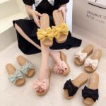 Wedge heel slippers for women thick sole 2025 summer new style fashionable outdoor wear