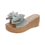 Wedge heel slippers for women thick sole 2025 summer new style fashionable outdoor wear - Image 4