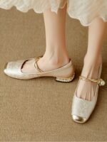 Red dragonfly genuine leather shoes 2025 spring and autumn new style - Image 3