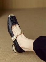Red dragonfly genuine leather shoes 2025 spring and autumn new style - Image 2