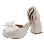 French thick heel Mary Jane shoes for women 2025 - Image 8