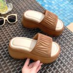 2025 new slippers platform bottom thick sole height - Image 3