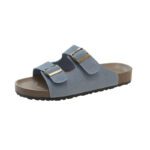 Retro double belt buckle slippers for women 2025 - Image 11
