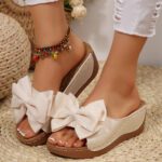 2025 summer new flip flops bowknot sandals - Image 9