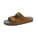 Retro double belt buckle slippers for women 2025 - Image 10
