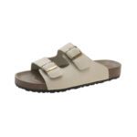 Retro double belt buckle slippers for women 2025 - Image 9