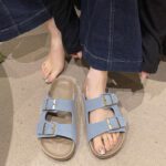 Retro double belt buckle slippers for women 2025 - Image 3