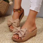 2025 summer new flip flops bowknot sandals - Image 5