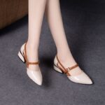 2025 new summer baotou sandals women's soft leather women's shoes spring - Image 2