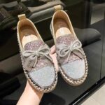 Women's single shoes 2025 spring new one-foot thick-soled lazy casual Korean version