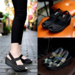 New foreign trade woven shoes for women