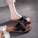 Cowhide soft-soled slippers for women summer fashion - Image 6