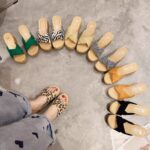 Small wedge heel sandals