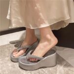 Heightening thick-soled flip-flops for women - Image 5