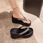 Heightening thick-soled flip-flops for women - Image 3