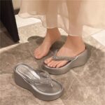 Heightening thick-soled flip-flops for women - Image 2