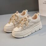 New Winter Autumn women's shoes 2025 new breathable white shoes women's Korean style - Image 4