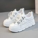 New Winter Autumn women's shoes 2025 new breathable white shoes women's Korean style - Image 2