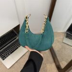 This year's popular solid color bags 2025 winter new fashion one-shoulder casual trend - Image 3
