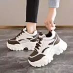 New winter shoes Women's 6cm Heel-Increasing Platform Chunky