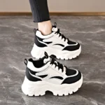 New winter shoes Women's 6cm Heel-Increasing Platform Chunky - Image 3