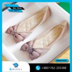 Flat shoes for women spring 2025 new bow fairy style gentle shallow mouth scoop shoes vers