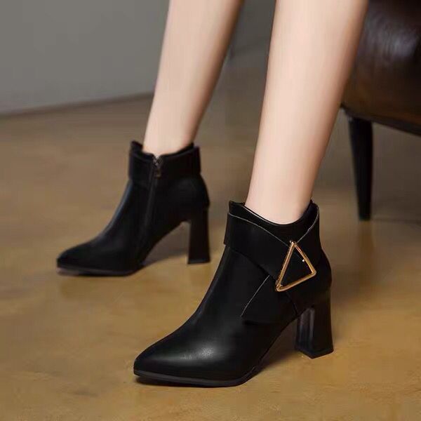WhatsApp Image 2023-10-30 at 03.11.05_3f9274dd autumn and winter new pointed short boots - Image 1