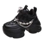 Summer new style, 8cm height-increasing mesh athletic shoes, casual shoes, chunky sneakers - Image 3