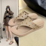 Women's Studded Flip-Flops - Image 3
