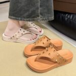Women's Studded Flip-Flops - Image 4