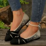 Pointed Toe Flying Weave Lazy Shoes Women's Flat Breath - Image 3