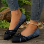 Pointed Toe Flying Weave Lazy Shoes Women's Flat Breath - Image 5