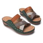Summer big size slippers for women, mid-heel sandals - Image 2