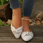 Pointed Toe Flying Weave Lazy Shoes Women's Flat Breath - Image 8