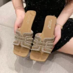 Plus size (35-41) fairy-style outdoor slippers, women's - Image 3