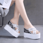 Summer versatile rhinestone sequined platform shoes - Image 6
