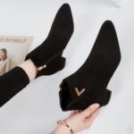 Black suede