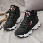 Women's winter warm white sneakers shoes - Image 4