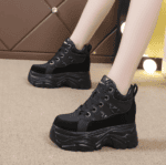 Women's short boots with hidden heel - Image 5