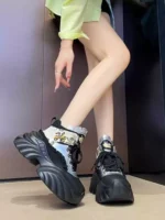 European style autumn new high-top women's shoes - Image 2
